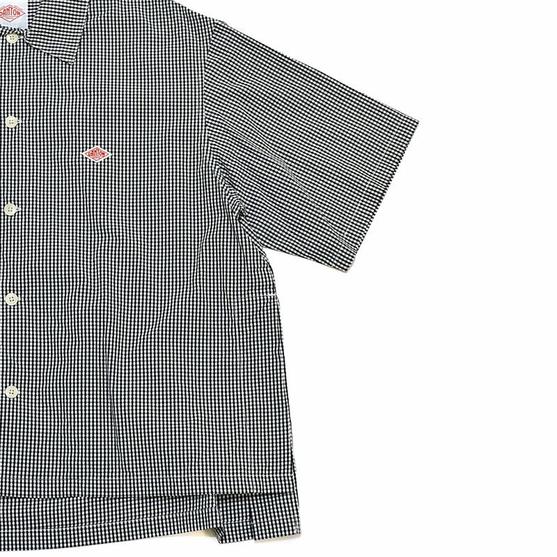 Ra9/レディース/DANTON【ダントン】DT-B0233CPPコットンポプリンチェックハーフスリーブシャツ【正規取扱】2024春夏