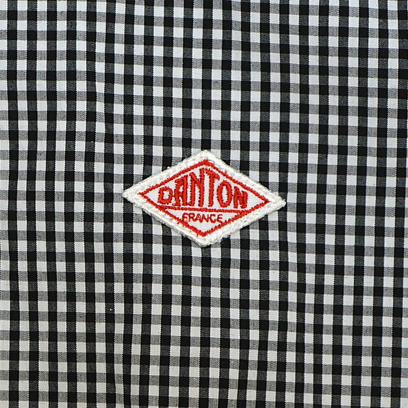 Ra9/レディース/DANTON【ダントン】DT-B0233CPPコットンポプリンチェックハーフスリーブシャツ【正規取扱】2024春夏