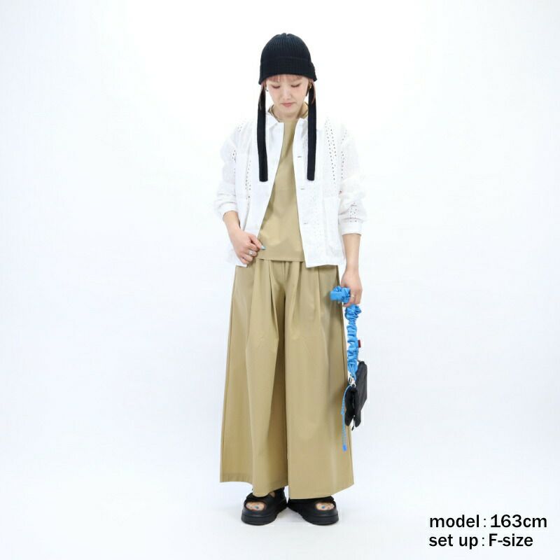 Ya2/【期間限定ポイント】レディース/THOUSANDMILE【サウザンドマイル】TM231NP00042ルーミーシャツセットアップ【正規取扱】2023春夏