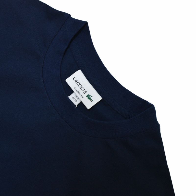 Ya2/ラコステLACOSTE/Tシャツ/アウトラインクロッククルーネックTシャツ/TH5582-99/メンズ【正規取扱】