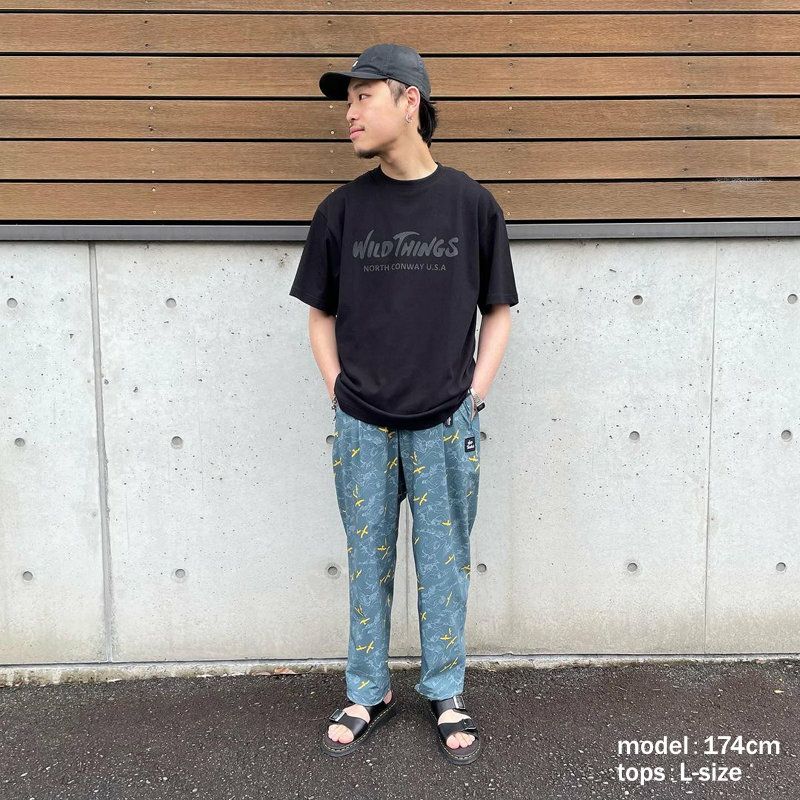 Ya2/ワイルドシングスWILDTHINGS/Tシャツ/ロゴ入り別注Tシャツ/WT24351K-BA/メンズレディース【正規取扱】