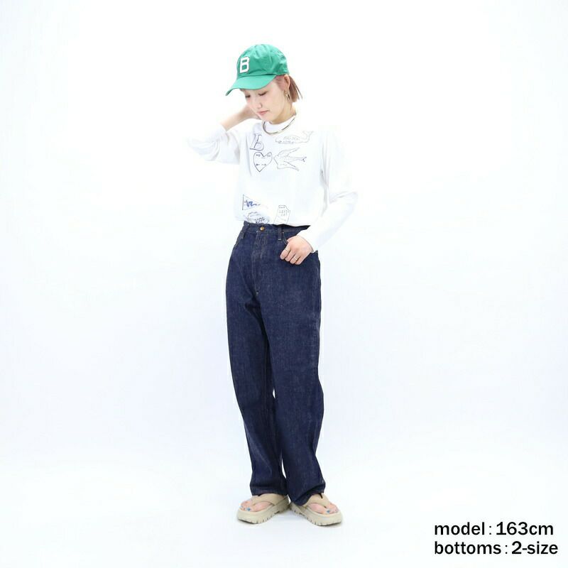 Ya2/オアスロウorSlow/ジーンズ/ハイライズデニムパンツONEWASH/00-1040-81/レディース【正規取扱】