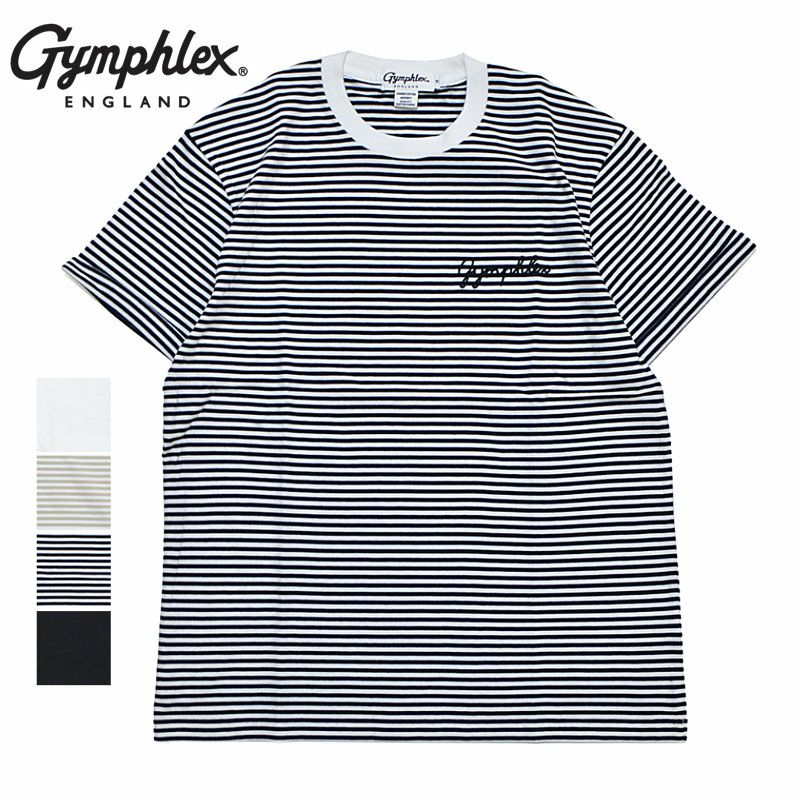 Ya2/ジムフレックスGymphlex/Tシャツ/刺繍ロゴTシャツ/J-1155CH/メンズ【正規取扱】