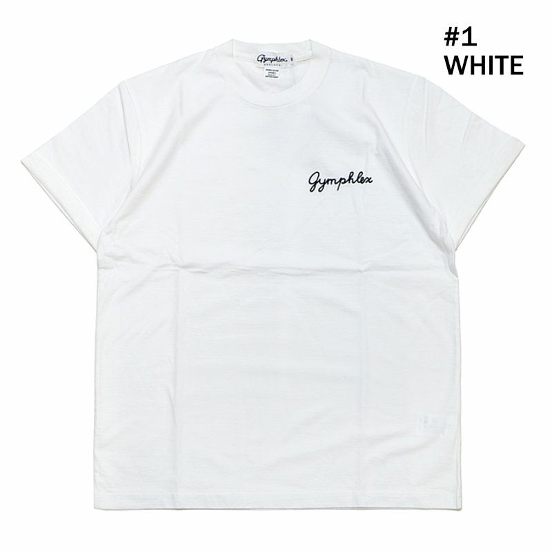 Ya2/ジムフレックスGymphlex/Tシャツ/刺繍ロゴTシャツ/J-1155CH/メンズ【正規取扱】