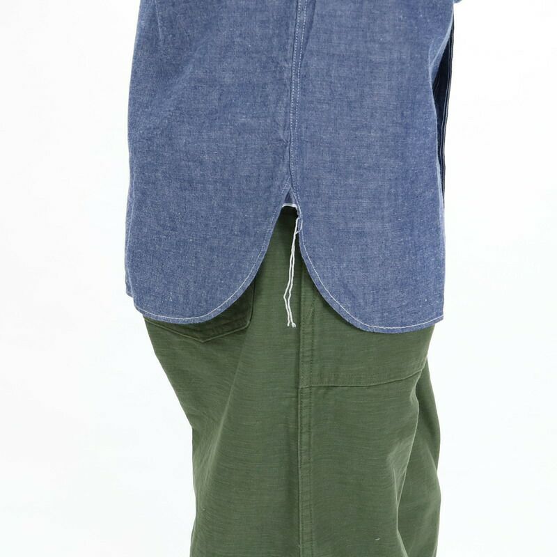 Ya2/【期間限定ポイント】バズリクソンズBUZZRICKSONS/シャツ/ブルーシャンブレーワークシャツBLUECHAMBRAYWORKSHIRTS/BR25995/メンズ【正規取扱】