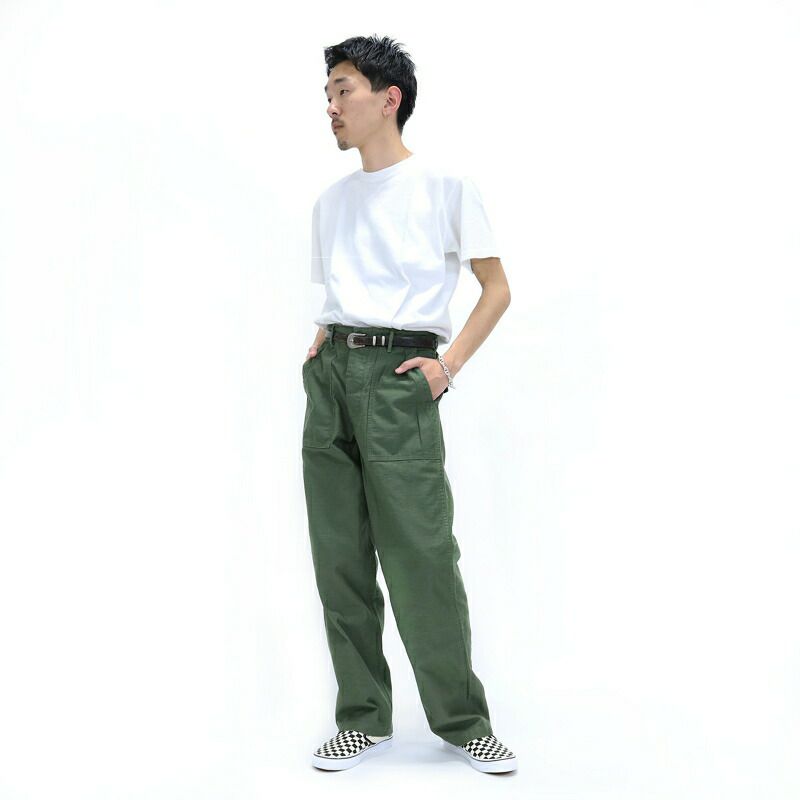 Ya2/【期間限定ポイント】オアスロウorSlow/USARMYファティーグパンツベイカーパンツUSARMYFATIGUEPANTS/01-5002/メンズ【正規取扱】