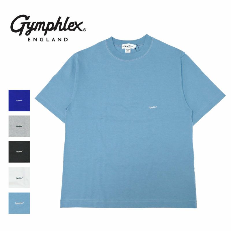 Ya2/ジムフレックスGymphlex/Tシャツ/ロゴ刺繍ヘビーウェイトジャージー半袖ビッグTシャツ/J-9271HWJ/メンズ【正規取扱】