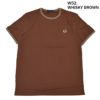 Ya2/フレッドペリーFREDPERRY/Tシャツカットソー/ツインティップドTシャツ/M1588/メンズ【正規取扱】