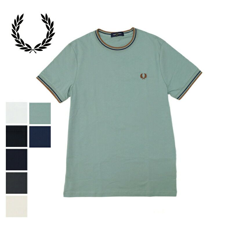 Ya2/フレッドペリーFREDPERRY/カットソー/ツインティップTシャツ/M1588/レディース【正規取扱】