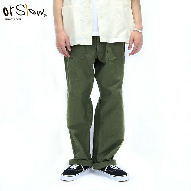 Ya2/メンズ/orSlow【オアスロウ】01-5002USARMYファティーグパンツUSARMYFATIGUEPANTS【正規取扱】2023秋冬