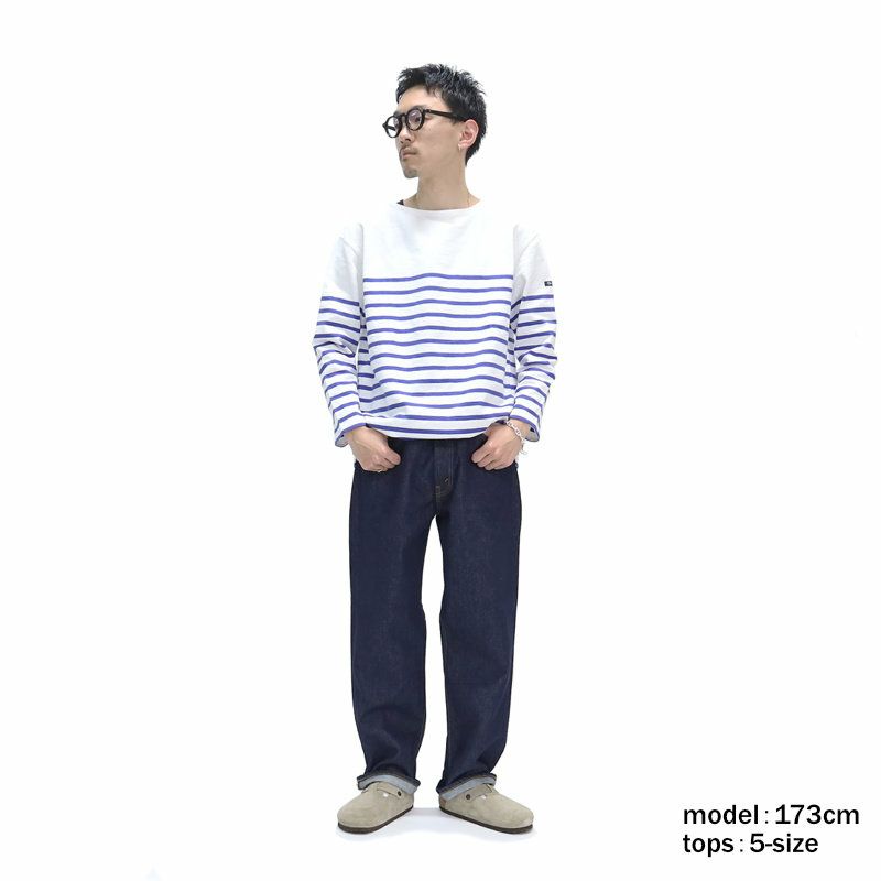 Ya2/【期間限定ポイント】ティージーオーセンティッククラシックTIEASYAUTHENTICCLASSIC/HDCSカタヌキボーダーバスクシャツ/te001bdk/メンズレディース【正規取扱】