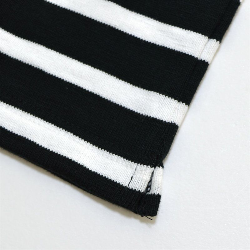 Ya2/メンズレディース/TIEASYAUTHENTICCLASSIC【ティージーオーセンティッククラシック】te001bdkHDCSカタヌキボーダーバスクシャツ【正規取扱】2023秋冬