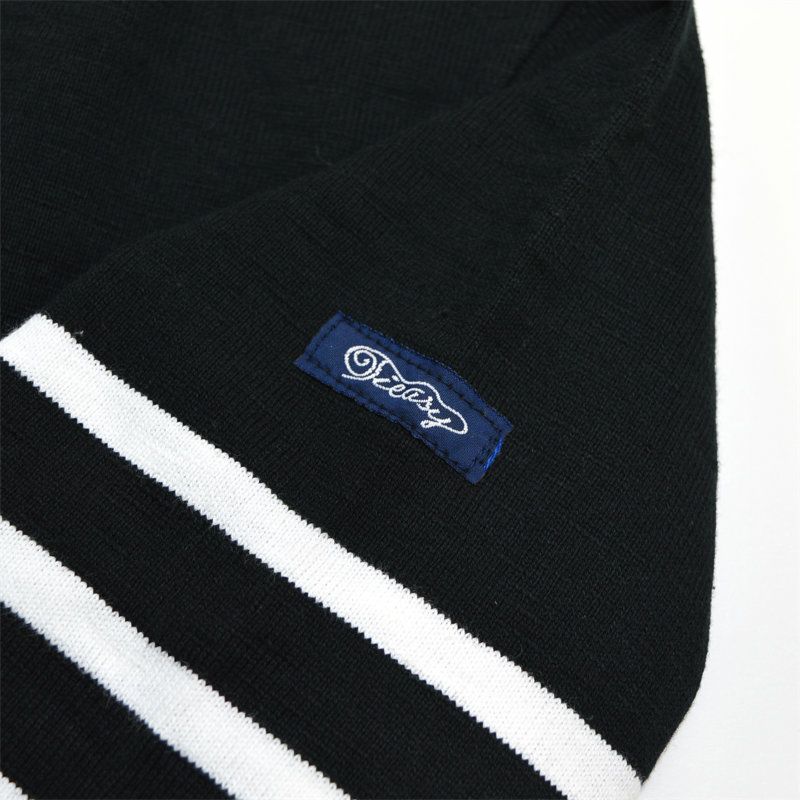 Ya2/メンズレディース/TIEASYAUTHENTICCLASSIC【ティージーオーセンティッククラシック】te001bdkHDCSカタヌキボーダーバスクシャツ【正規取扱】2023秋冬