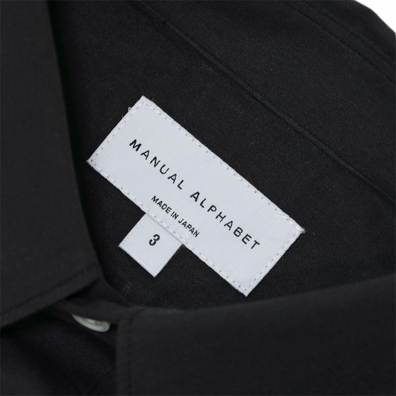 Ya2/マニュアルアルファベットMANUALALPHABET/シャツ/80/2ハイカウントタイプライターベーシックレギュラーカラーシャツ/BASIC-RC-001/メンズ【正規取扱】