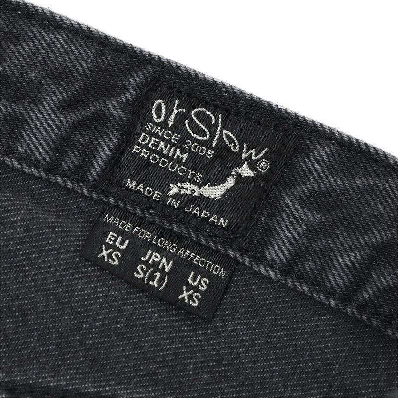 Ya2/オアスロウorSlow/デニムパンツ/101ダッドフィットデニムパンツBLACK/101DAD'SFITDENIMPANTSBLACK/01-1010W-D61S/メンズ【正規取扱】