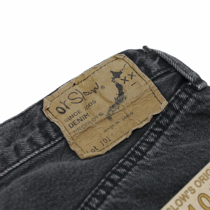 Ya2/オアスロウorSlow/デニムパンツ/101ダッドフィットデニムパンツBLACK/101DAD'SFITDENIMPANTSBLACK/01-1010W-D61S/メンズ【正規取扱】