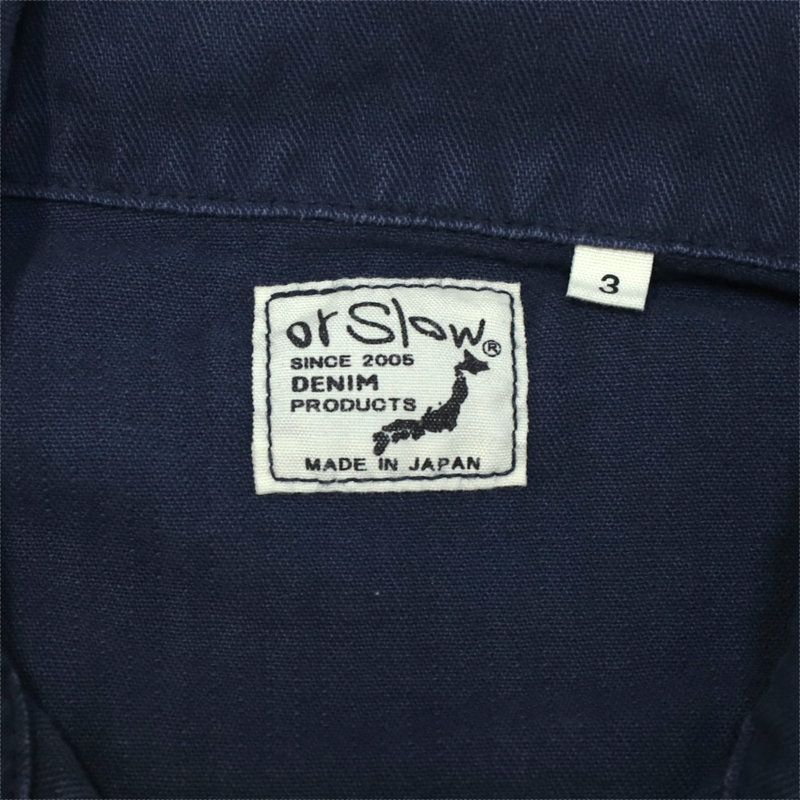 Ya2/オアスロウorSlow/デニムジャケット/4POCKETSU.SARMYSHIRTJACKETアーミーシャツジャケット/01-8346/メンズ【正規取扱】