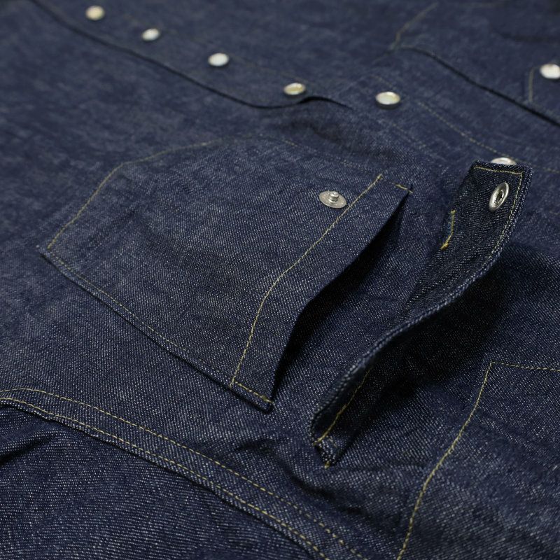 Ya2/シュガーケーンSUGARCANE/シャツ/ブルーデニムウエスタンシャツBLUEDENIMWESTERNSHIRT/SC28190/メンズ【正規取扱】