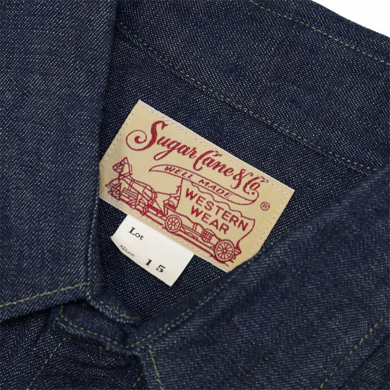 Ya2/シュガーケーンSUGARCANE/シャツ/ブルーデニムウエスタンシャツBLUEDENIMWESTERNSHIRT/SC28190/メンズ【正規取扱】