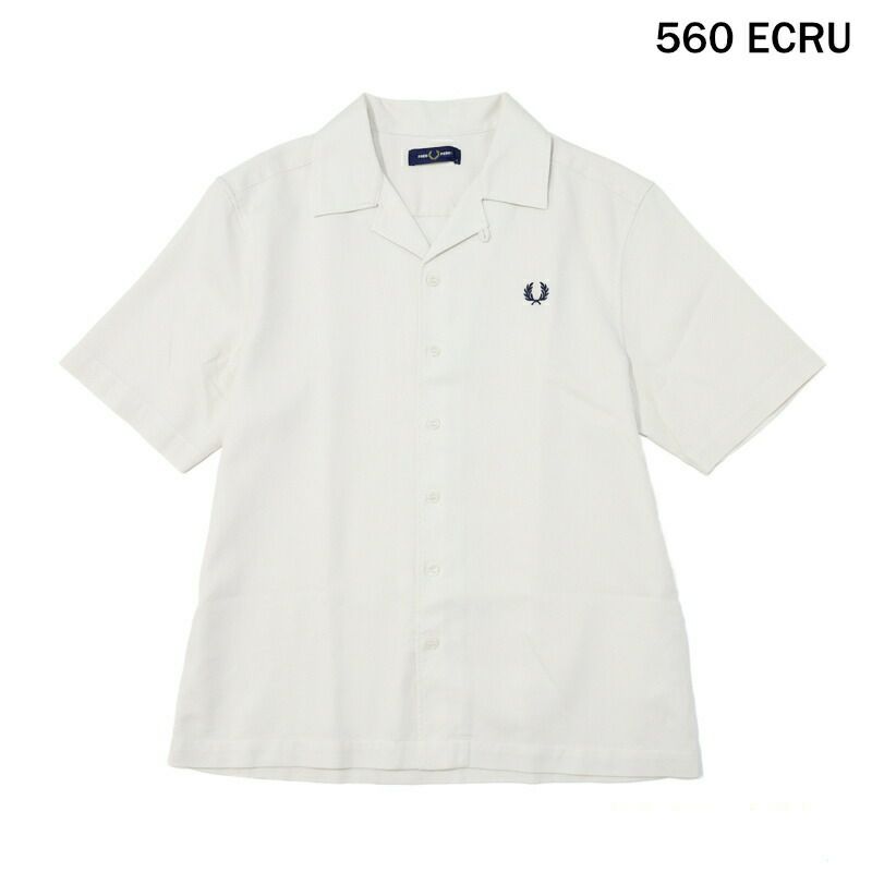Ya2/フレッドペリーFREDPERRY/シャツ/ピケテクスチャーリビアカラーシャツ/M7774/メンズ【正規取扱】
