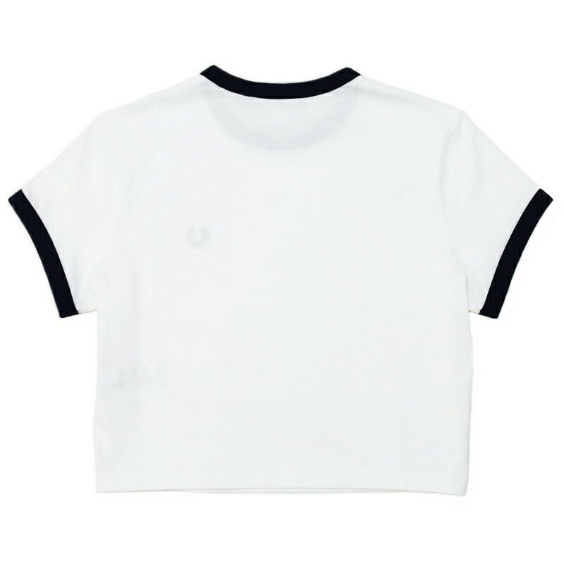 Ya2/フレッドペリーFREDPERRY/カットソー/クロップドリンガーTシャツ/G9163/レディース【正規取扱】