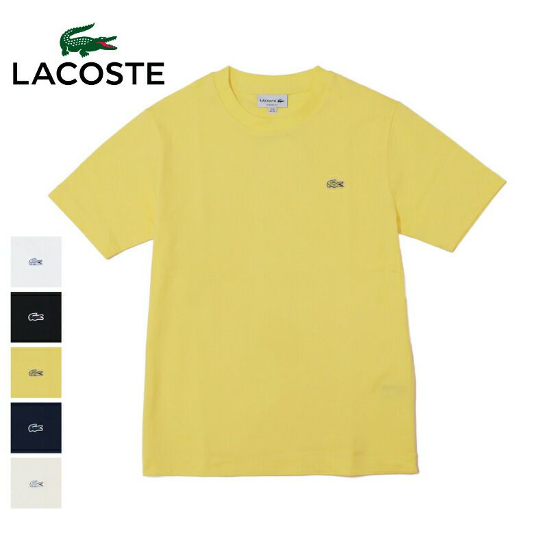 Ya2/ラコステLACOSTE/カットソー/アウトラインクロッククルーネックTシャツ/TH5582-99/レディース【正規取扱】
