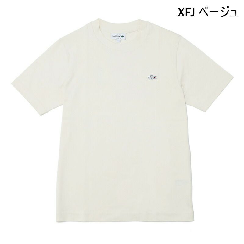 Ya2/ラコステLACOSTE/カットソー/アウトラインクロッククルーネックTシャツ/TH5582-99/レディース【正規取扱】