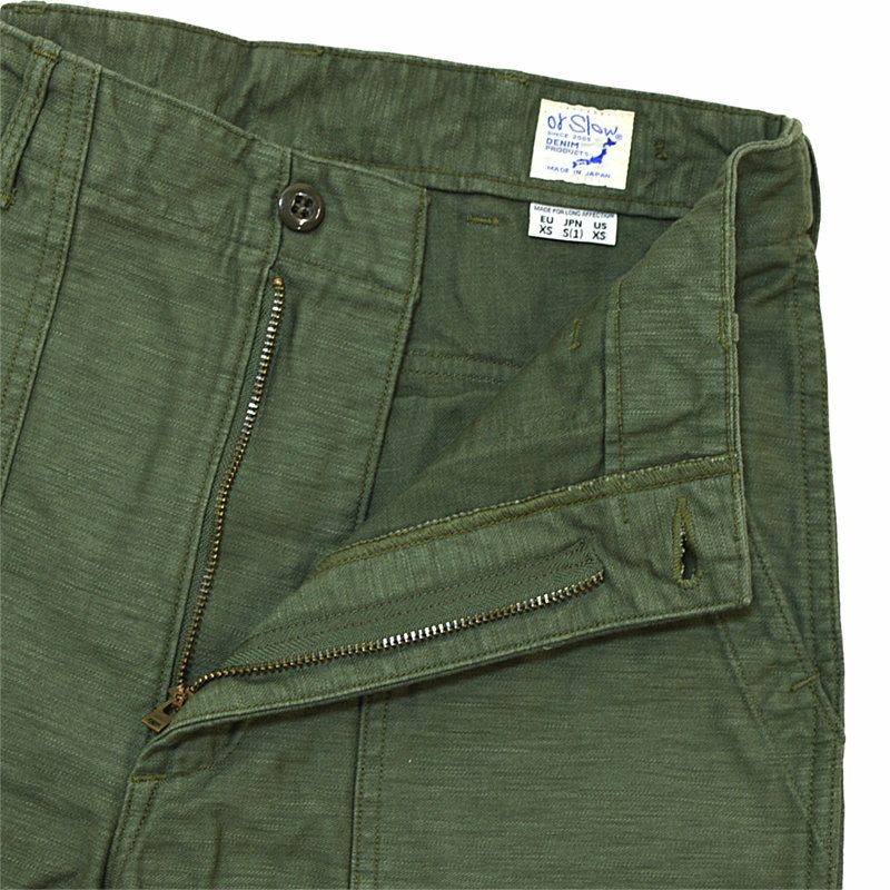 orslow ファティーグパンツ　S orSlow オアスロウ orSlow ファティーグショートパンツ 01-7002