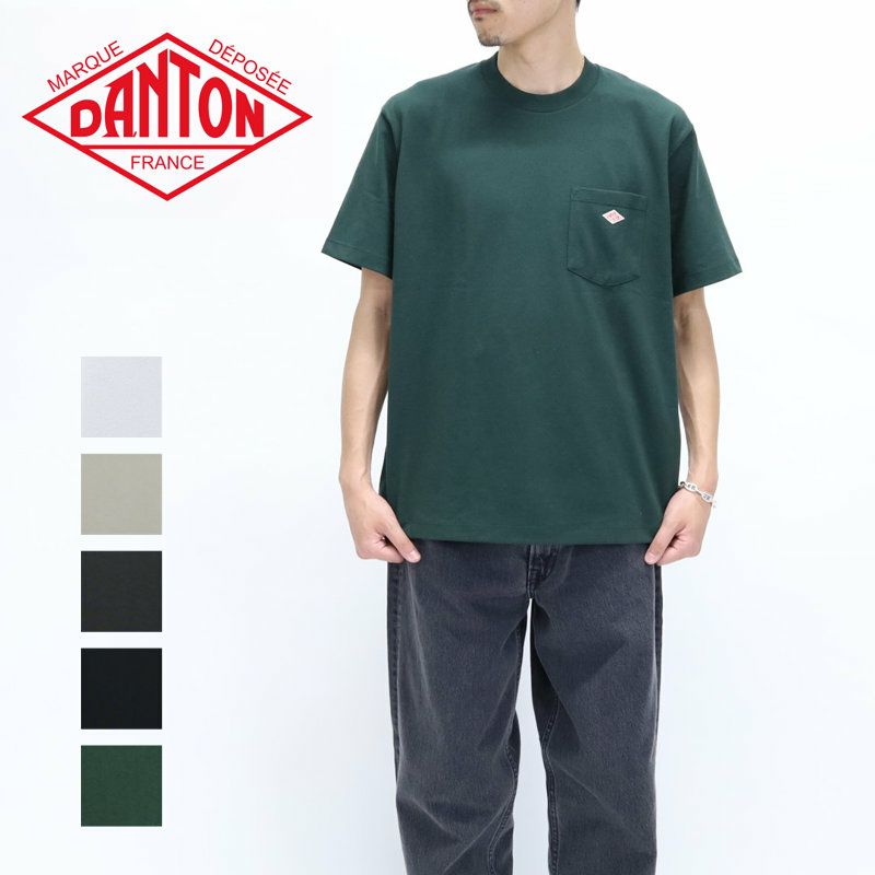 Ra9/メンズ/DANTON【ダントン】DT-C0198TCBポケットTシャツ【正規取扱】2024春夏