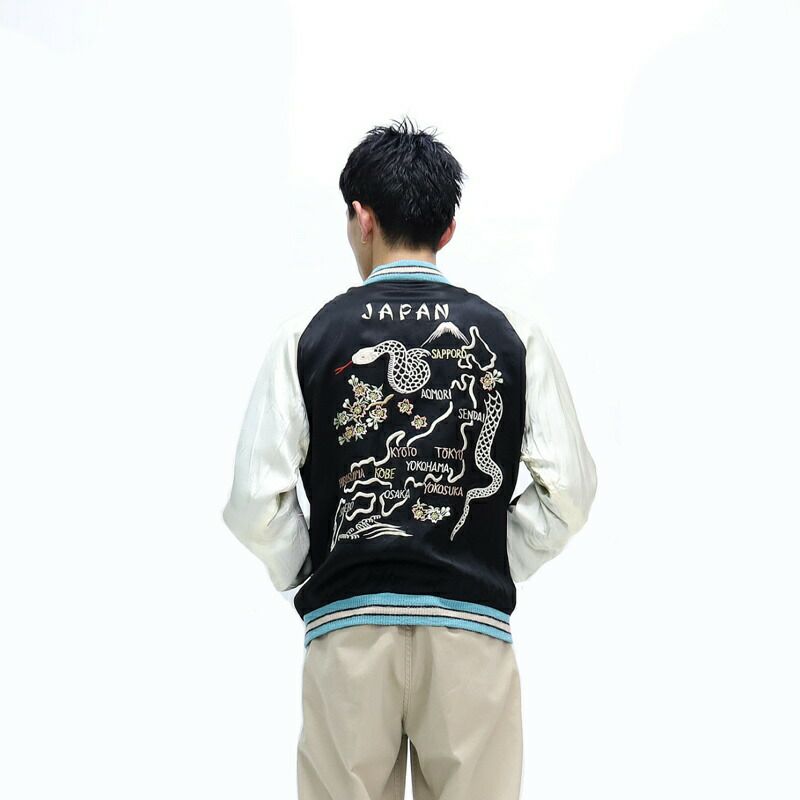 テーラートウヨウTAILORTOYO/アセテートスーベニアジャケットAcetateSouvenirJacket“WHITESNAKE”×“JAPANMAP&SNAKE”/TT15712/メンズ【正規取扱】