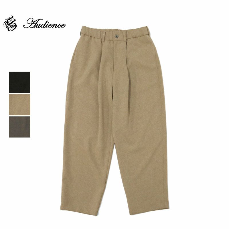 Ya2/オーディエンスAudience/パンツ/ナチュレミアテックリネンライクトロピカル1タックワイドイージーパンツ/AUD3579/メンズ【正規取扱】