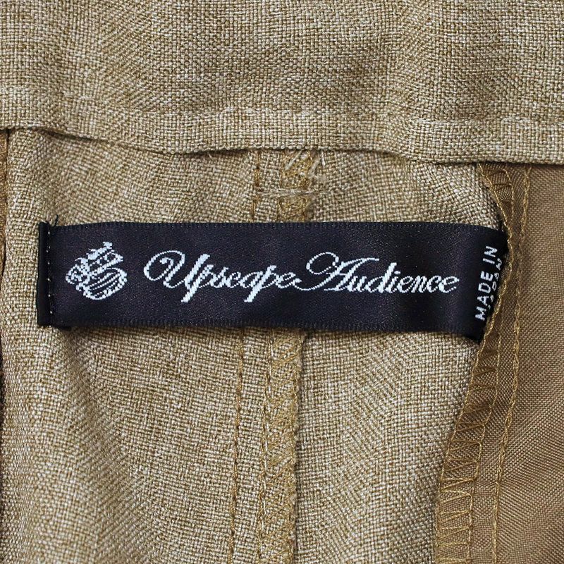 Ya2/オーディエンスAudience/パンツ/ナチュレミアテックリネンライクトロピカル1タックワイドイージーパンツ/AUD3579/メンズ【正規取扱】