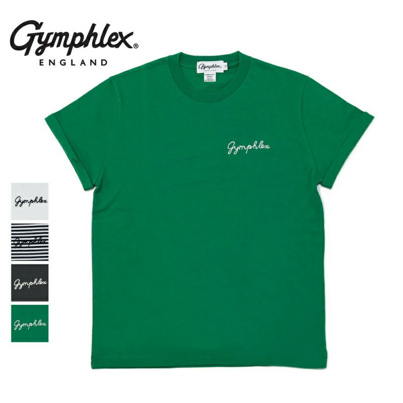 Ya2/ジムフレックスGymphlex/Tシャツカットソー/刺繍ロゴTシャツ/GY-C0446COM/レディース【正規取扱】