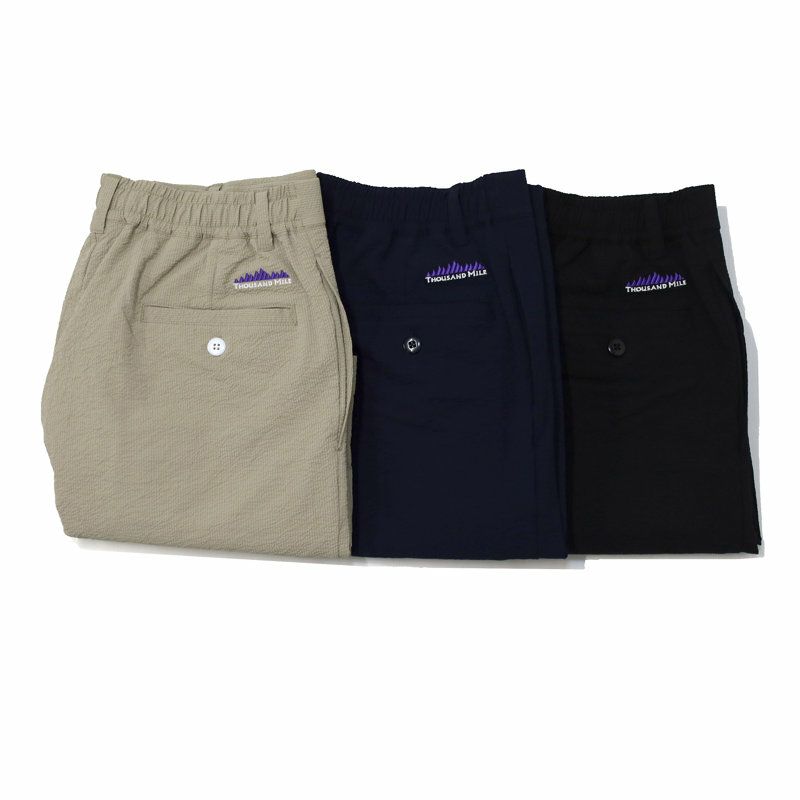 Ya2/サウザンドマイルTHOUSANDMILE/パンツ/イージータックショーツシアサッカーEASYTUCKSHORTSSEERSUCKER/TM251SS00111/メンズ【正規取扱】