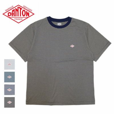 ダントン DANTON/ボーダークルーネックTシャツ/DT-C0196 CVT/メンズ 【正規取扱】