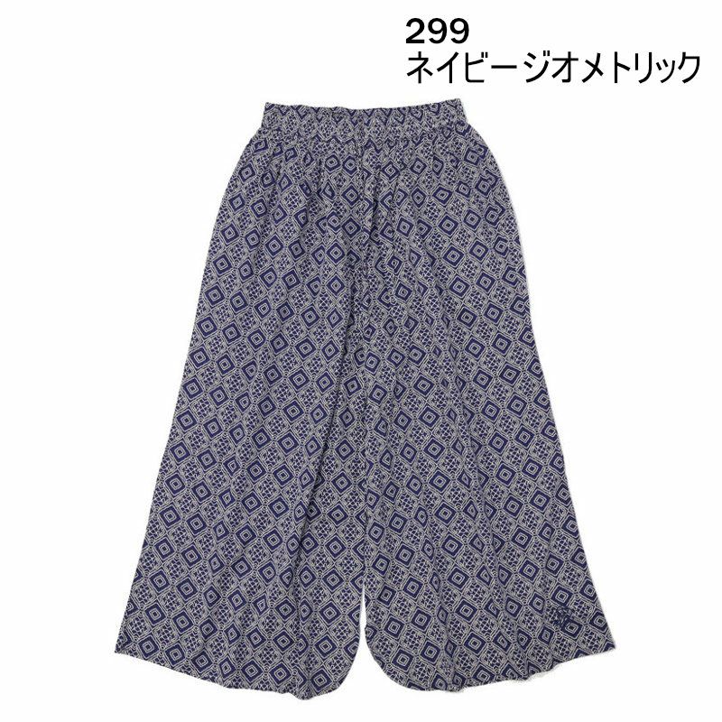 Ya2/ブロカントBrocante/ワイドパンツ/インドプリントピエロパンツ/33-0344X/レディース【正規取扱】
