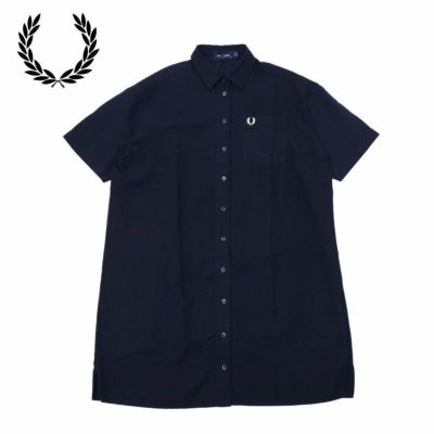 Ya2/フレッドペリーFREDPERRY/シアサッカーシャツワンピース/D9175/レディース【正規取扱】