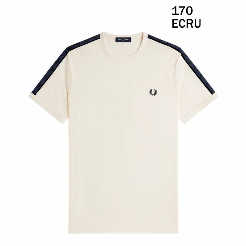 Ya2/フレッドペリーFREDPERRY/Tシャツ/コントラストテープリンガーTシャツ/M4613【正規取扱】