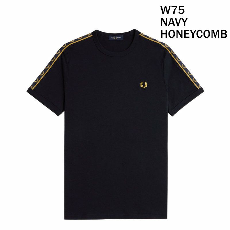 Ya2/フレッドペリーFREDPERRY/Tシャツ/コントラストテープリンガーTシャツ/M4613【正規取扱】