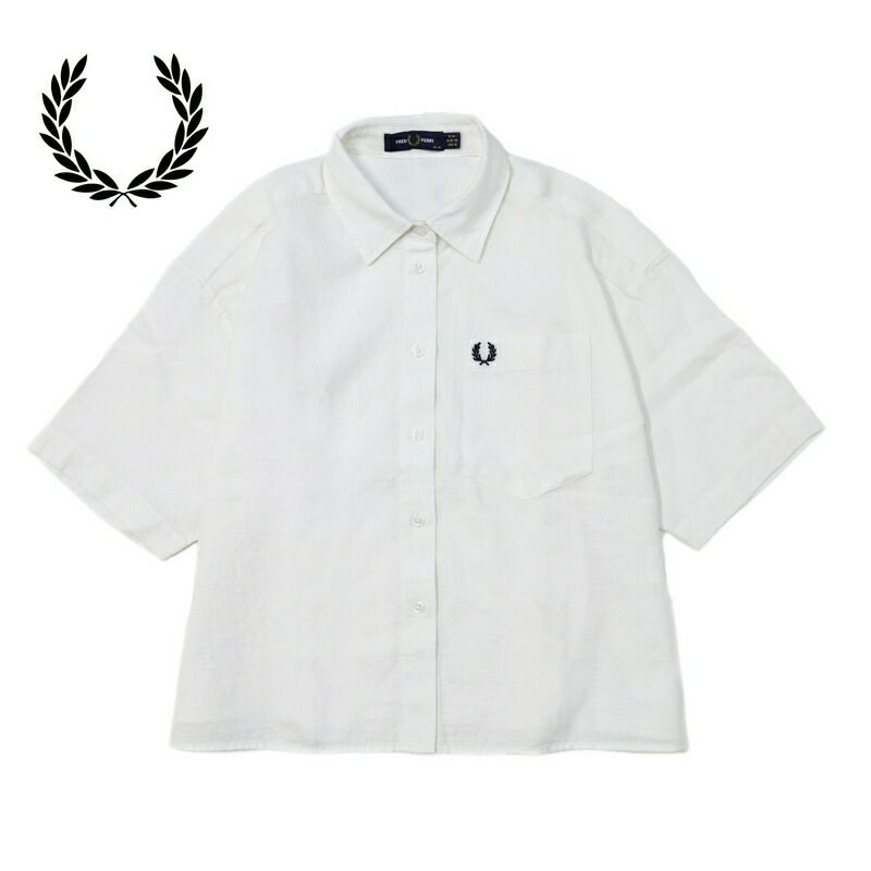 Ya2/フレッドペリーFREDPERRY/シャツ/シアーサッカーシャツ/G9179/レディース【正規取扱】