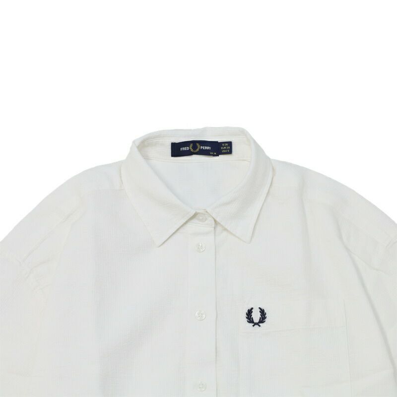 Ya2/フレッドペリーFREDPERRY/シャツ/シアーサッカーシャツ/G9179/レディース【正規取扱】