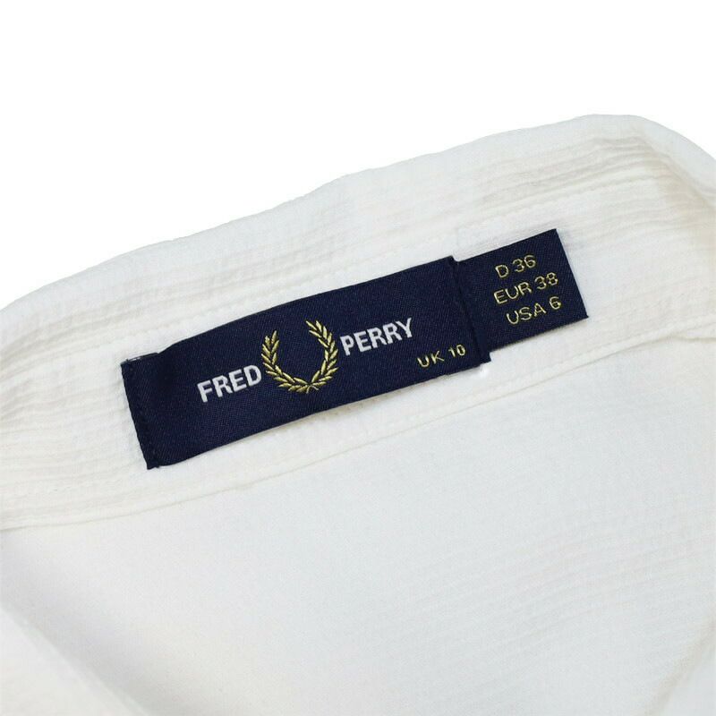 Ya2/フレッドペリーFREDPERRY/シャツ/シアーサッカーシャツ/G9179/レディース【正規取扱】