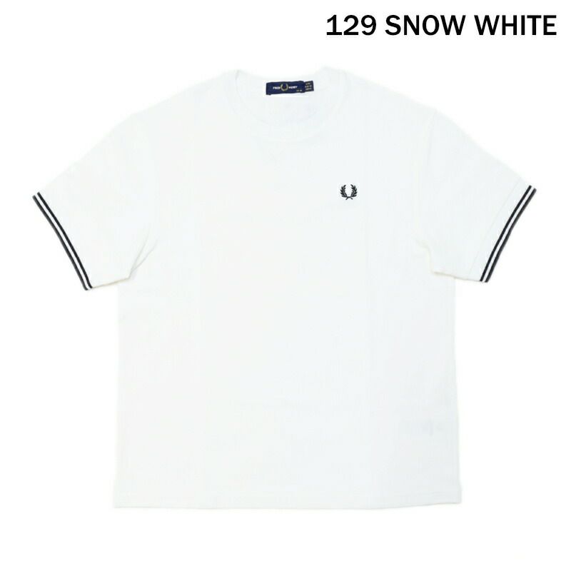 Ya2/レディース/FREDPERRY【フレッドペリー】M4620テープリンガーTシャツ【正規取扱】2024春夏