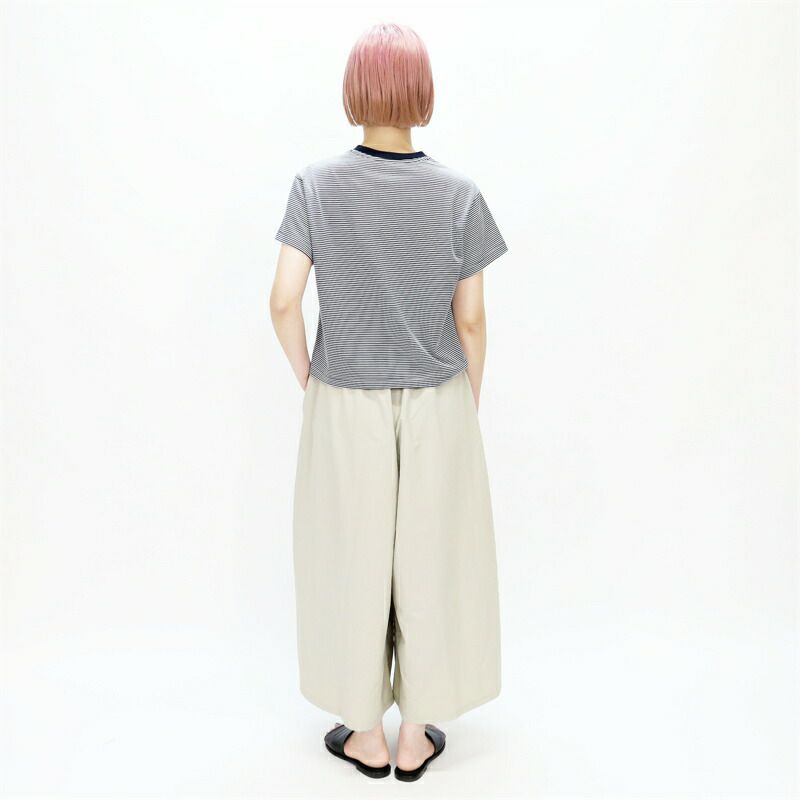 ダントンDANTON/Tシャツカットソー/半袖セミクロップTシャツストライプSHORTSLEEVESEMICROPT-SHIRTSTRIPE/DT-C0408CVT/レディース【正規取扱】