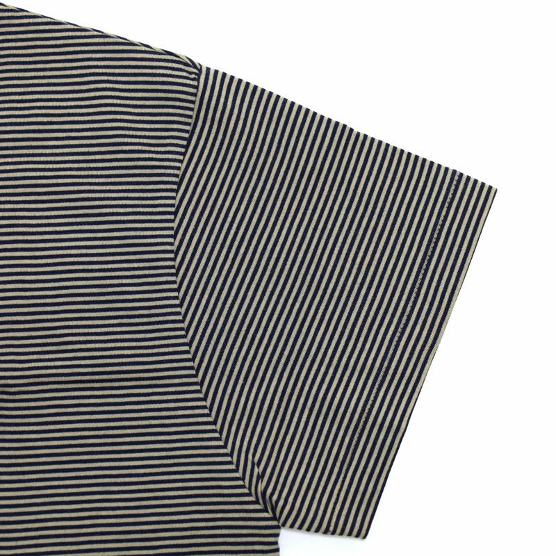 Ra9/ダントンDANTON/Tシャツカットソー/半袖セミクロップTシャツストライプSHORTSLEEVESEMICROPT-SHIRTSTRIPE/DT-C0408CVT/レディース【正規取扱】