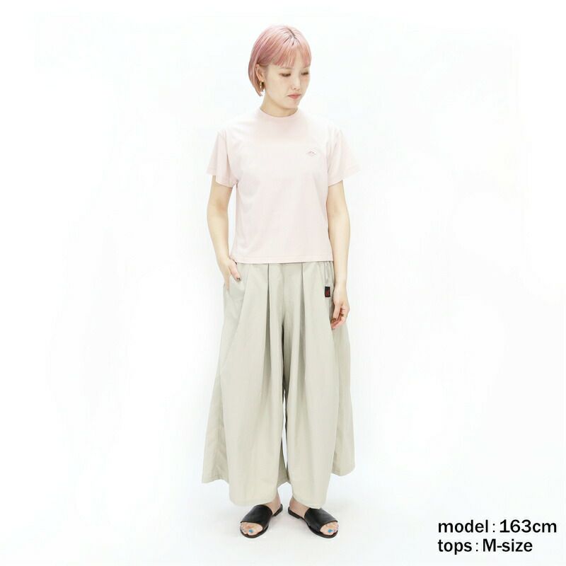 ダントンDANTON/Tシャツカットソー/半袖セミクロップTシャツ無地SHORTSLEEVESEMICROPT-SHIRTPLAIN/DT-C0408CVT/レディース【正規取扱】