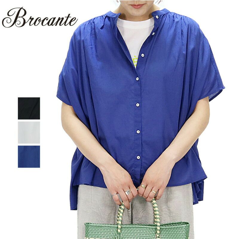 Ya2/ブロカントBrocante/シャツ/インドボイルフロンセシャツ/36-0322X/レディース【正規取扱】