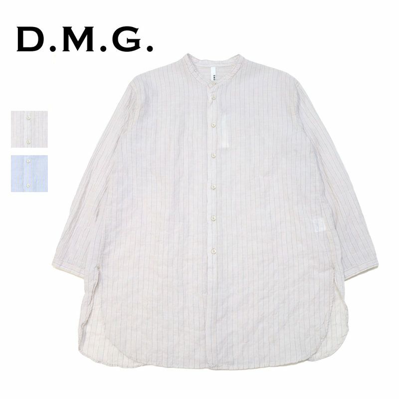 Ya2/ディーエムジーD.M.G./DMGドミンゴ/シャツ/ストライプロングシャツ/16-820x/レディース【正規取扱】