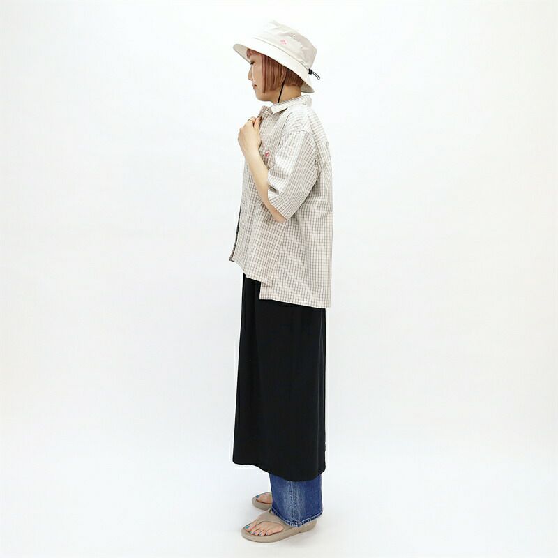 Ra9/ダントンDANTON/シャツ/コットンポプリンチェックハーフスリーブシャツ/DT-B0233CPP/レディース【正規取扱】