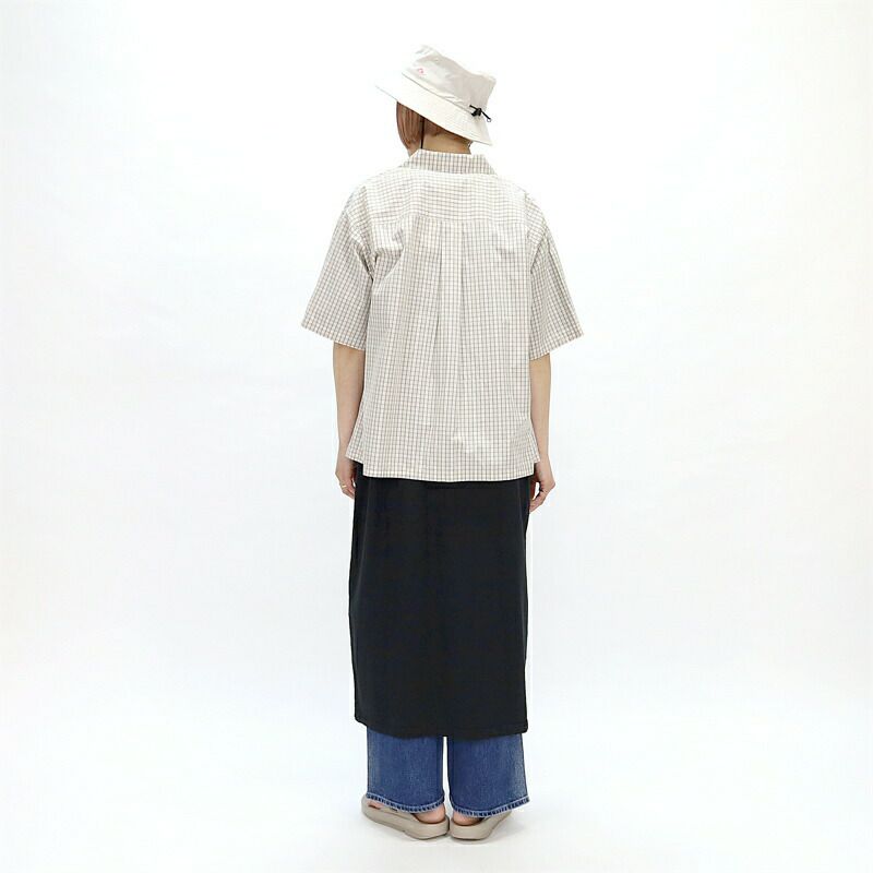 Ra9/ダントンDANTON/シャツ/コットンポプリンチェックハーフスリーブシャツ/DT-B0233CPP/レディース【正規取扱】